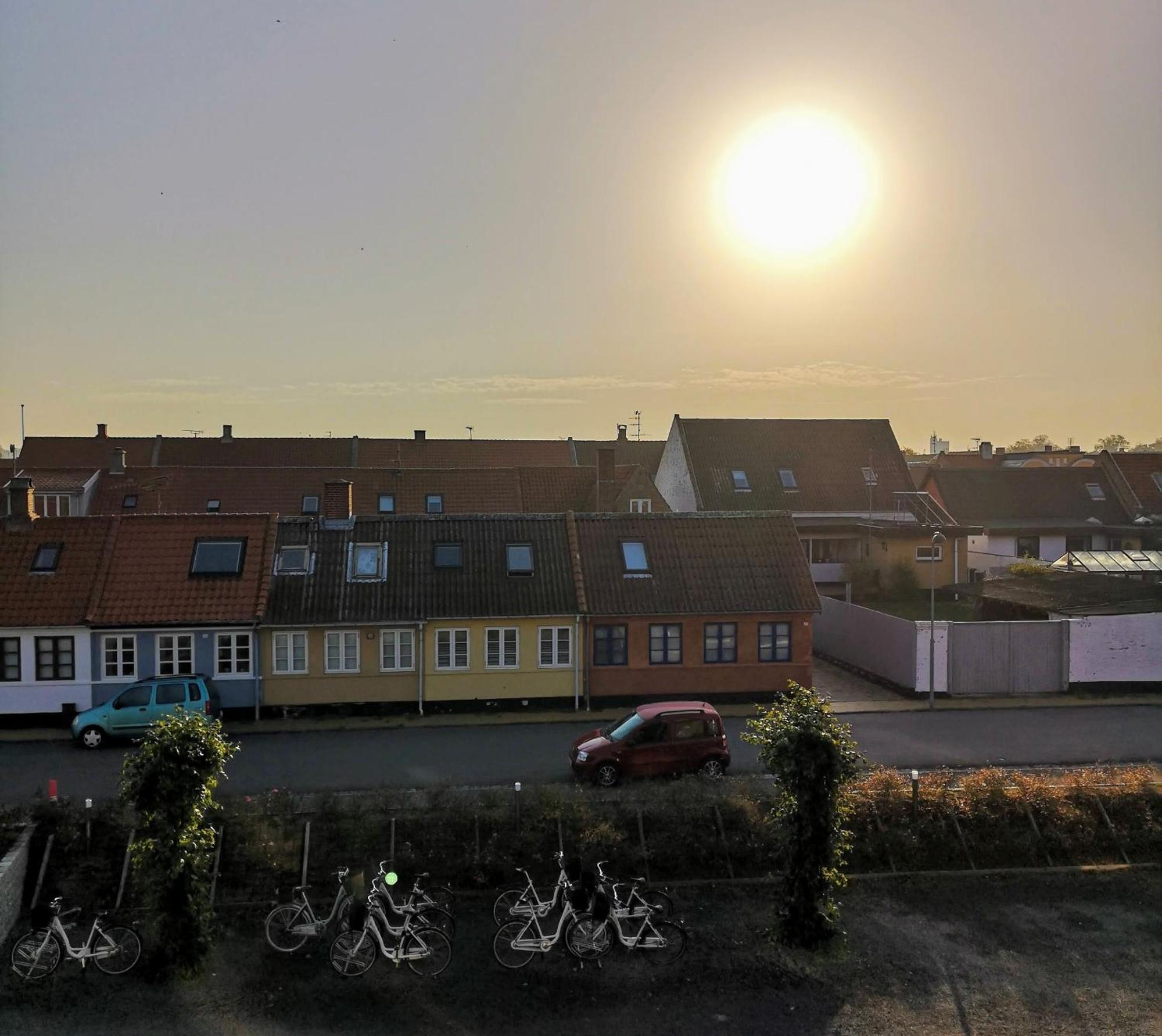 Dobbeltrom med byutsikt